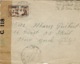 1941- Enveloppe De St Pierre & Miquelon Affr. Y & T N°278 SEUL Pour New York -censures Française Et Américaine - Brieven En Documenten