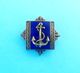 NAVAL ACADEMY OF YUGOSLAVIA NAVY - Large Enamel Breast Badge * Army JNA - JRM Navy Marina Marine Marinha Jugoslawien RR - Army