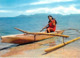 Polynésie Française- TAHITI  Pirogue De Lagon  (Vahiné  Tahitienne Canoe )  ( Editions :LABAYSSE N°43)@*PRIX  FIXE - Polynésie Française
