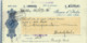 ASSEGNO CHEQUE CHECK BANCA D'ITALIA ADDIS ABEBA ETIOPIA CON MARCHE FISCALI 1937 - Assegni & Assegni Di Viaggio