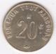 42 - LOIRE. Saint-Etienne. Chemin De Fer à Voie Etroite. 20 Centimes - Frappe Monnaie - Noodgeld