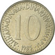 Monnaie, Yougoslavie, 10 Dinara, 1985, TTB, Laiton, KM:131 - Joegoslavië