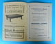 1932 WORLD BILLIARDS CHAMPIONSHIP - Original Antique Programme * Billard Billiard Biliardo Billar Programm Programma - Billares