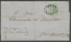 URUGUAY:  N°31 (margé) Oblitéré "barres Noires" Sur LSC Datée (1870)      - Cote 200€ - - Uruguay