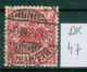 DR 1889  MiNr.  47     O / Used  (L790) - Gebraucht