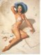 Format 16X22  - DESSIN: Gil ELVGREN ( PIN-UPS - EROTIQUE / NU / NUS / NUE / BAS - COLLANT ) Genre ASLAN - Autres & Non Classés