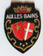 écusson Brodé Ancien Aix Les Bains Armoiries Blason - Ecussons Tissu