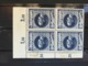 Delcampe - GERMANY 1943 The 54th Anniversary Of The Birth Of Adolf Hitler  6 BLOCKS OF 4 STAMPS  NEW STAMPS (e+d) - Neufs