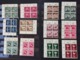 GERMAN EMPIRE 1943-44  12 BLOCKS OF 4 STAMPS - NEW STAMPS - Neufs