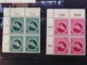 GERMAN EMPIRE 1943-44  12 BLOCKS OF 4 STAMPS - NEW STAMPS - Neufs