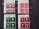 Delcampe - GERMAN EMPIRE 1943-44  12 BLOCKS OF 4 STAMPS - NEW STAMPS - Neufs