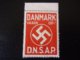 Revenue WW2 Germany Stamp Denmark DNSAP Propaganda MNH - Ongebruikt