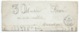 MARQUE POSTALE MONTREDON LABESSONNIE TARN POUR MONTAUBAN / 1857 TAXE 30 DOUBLE TRAIT - 1849-1876: Classic Period