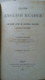 ALEXANDRE BELJAME - SECOND ENGLISH READER - Deuxième Livre De Lectures Anglaises CLASSE 8e - 1887 Librairie HACHETTE - - English Language/ Grammar