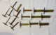 17 PERCERETTES - EMPORTE-PIECES A BOUCHONS DE LIEGE POUR PHARMACIES, LABORATOIRES, ETC, Poids 758 GRS - Outils Anciens