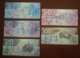 (Replica)Bank Of China Training/test Banknote,Canada Dollars C-1 Series(light Color) 5 Different Note Specimen Overprint - Canada