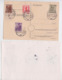 Stadt Berlin Deutsche Post 1946 Lot De 2 Feuilles FDC Ersttag Briefmarke - 1e Jour – FDC (feuillets)