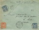 1889- Enveloppe CHARGE V D 250 F.  Affr. Sage Pour 70 C  De NOYANT ( Maine Et Loire ) - 1877-1920: Période Semi Moderne