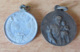 2 Médailles Religieuses Sainte Thérèse Et Jésus (anépigraphe) - Alu Et Métal Argenté - Religion & Esotericism
