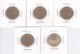 Romania, Lot Of 5 Coins - 50 Bani, Commemorative, 2011 & 2019 - Circulated - Roemenië