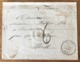 Lettre De Visé Pour La France - Ambulant BELG. AMB. CALAIS J - (B1512) - Ambulants