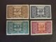 MONACO, Année 1946-57, Timbres-Taxe YT N° 36-37-38-38A Neufs ** MNH (cote 63,20 EUR) - Postage Due