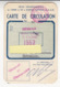 Carte De Circulation Chemins De Fer Et Tramways électriques Des BdR Tramway Marseille Année 1952 Excellent état - Otros & Sin Clasificación