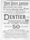 CHROMO IMAGE   SOCIÉTÉ DENTAIRE  AMÉRICAINE PARIS DENTIER EN OR PROF. STEBBING JOLIE FILLE ODONTOLOGIE - Autres & Non Classés