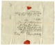 Hungary Prephilately 1816 From Csépa To Altenburg With Full 3 Page Contents And Wax Seal - ...-1867 Préphilatélie