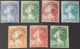 Petit Lot De Timbres Préoblitérés  N° 51/52/53/56/57/61/63 Neuf ** Gomme D'Origine  TTB - 1893-1947