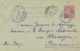 ENTIER CP SEMEUSE 10c Obl Convoyeur > JASSY ROUMANIE 1904 - Nancy à Langres - Vittel - Cartoline Postali E Su Commissione Privata TSC (ante 1995)