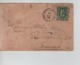 PR7554/ TP30 S/L.Format C.V. C.BXL Nord 18/5/1872 LOS PTS 63 > Schaerbeek Verso C.BXL + C.St.-Josse-Ten-Noode - Postmarks - Points