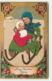 N°13625 - Carte Gaufrée - Flatscher - Loving Christmas Wishes - Fillettes Sur Une Luge - Andere & Zonder Classificatie