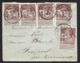 89 (x5) Sur Lettre De Verviers 2A Du 17-X-1911 Vers Fraipont Par Nessonvaux Port 10 Cts (Lot Nic 816) - 1910-1911 Caritas