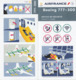 Air France/ Boeing 777 300 - 01/2019 - Consignes De Sécurité / Safety Card - Sicherheitsinfos