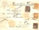 1894- Enveloppe CHARGE - V D 3000 F. Affr. Sage 40 X2 +25 +10 De Tourcoing Pour Eu - 1877-1920: Période Semi Moderne