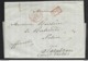 Lettre (De Francfort) Avec Cachet Rouge De Marseille-Pour Tarascon - 1801-1848: Vorläufer XIX