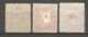 3 Timbres De 1893/96 ( China Local Post - Chefoo ) - Neufs