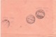 6 X £15 LAVORO SU ASSEGNO ANNULLO AMB.SIRACUSA-MESSINA 155 ( A ) - 1946-60: Marcofilie