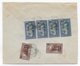 MADAGASCAR - 1943 - FRANCE LIBRE - AFFR. RECTO VERSO Sur ENVELOPPE RECOMMANDEE AVION De FORT DAUPHIN - Lettres & Documents