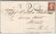 1867, 1 P. And Tax Postmark " 2 " , A2493 - Lettres & Documents