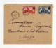 !!! PRIX FIXE : INDOCHINE, LETTRE DE SIEMREAP (CAMBODGE) DE 1946, AFFRANCHIE AVEC N°222/223 - Lettres & Documents