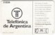 ARGENTINIA A-316 Chip Telefonica - Used - Argentine