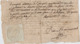 VP15.973 - Cachet De Généralité De LIMOGES - BENEVENT 1784 - Généalogie - Acte D'Inhumation De Mr A. AUVIAT Ou AURIAT ?? - Cachets Généralité