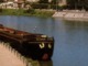 77 Seine Et Marne Montereau Bords De Seine Avec Peniche " Almaga " Leger Pli Peu Visible Voir 3 Scans - Houseboats