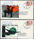 1968 Denmark PHILOS 68 Philatelic Exhibition X 4 Covers. Art Culture Nature. Holstebro Slania - Storia Postale