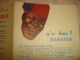 ANCIEN FEUILLET PUBLICITAIRE - BANANIA CHOCOLAT ( VERS 1950 ) - Werbung