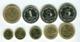 TAJIKISTAN: Ompleted 9 Coin Set Of 2019 UNC 1 Diram - 5 Somoni - Tagikistan