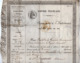 VP15.998 - Empire Français - BORDEAUX 1859 - Passeport à L'Intérieur - Mr E. LAGARDE Domestique Natif De NEUVILLE - Police