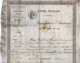 VP15.998 - Empire Français - BORDEAUX 1859 - Passeport à L'Intérieur - Mr E. LAGARDE Domestique Natif De NEUVILLE - Polizei